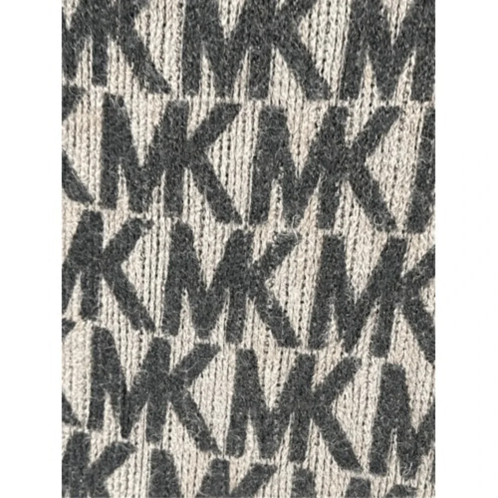 MICHAEL Michael Kors Scarf Infinity Women‎ One Size Brown Black Logo Wrap New